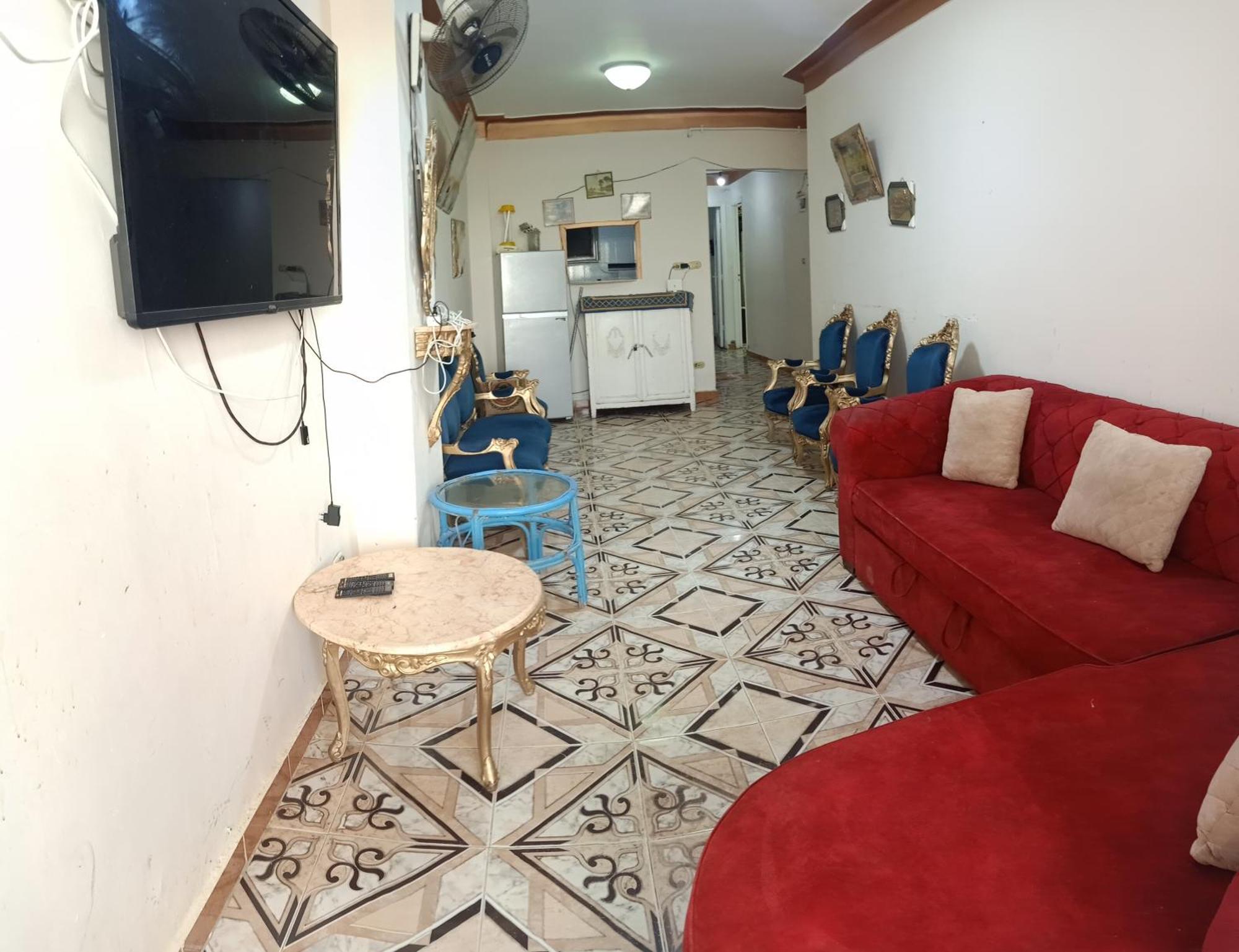 Furnished Apartment - Beach View "Nearest Beach 2 Minutes Walking" - Free Wifi- Abo Keer - Alexandria - Egypt Abu Qir Ngoại thất bức ảnh